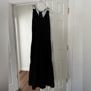 Black Banana Republic sleeveless maxi dress